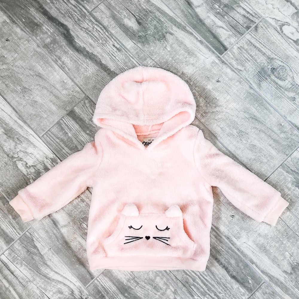❄️Osh Kosh Cozy Kitty Hoodie-12-18 mo